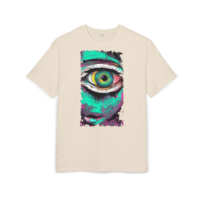Stylish Eye Graphic Tee, Unisex Oversized T-Shirt, Casual Wear, Street Style, Gift for Art Lovers, Funky Apparel
