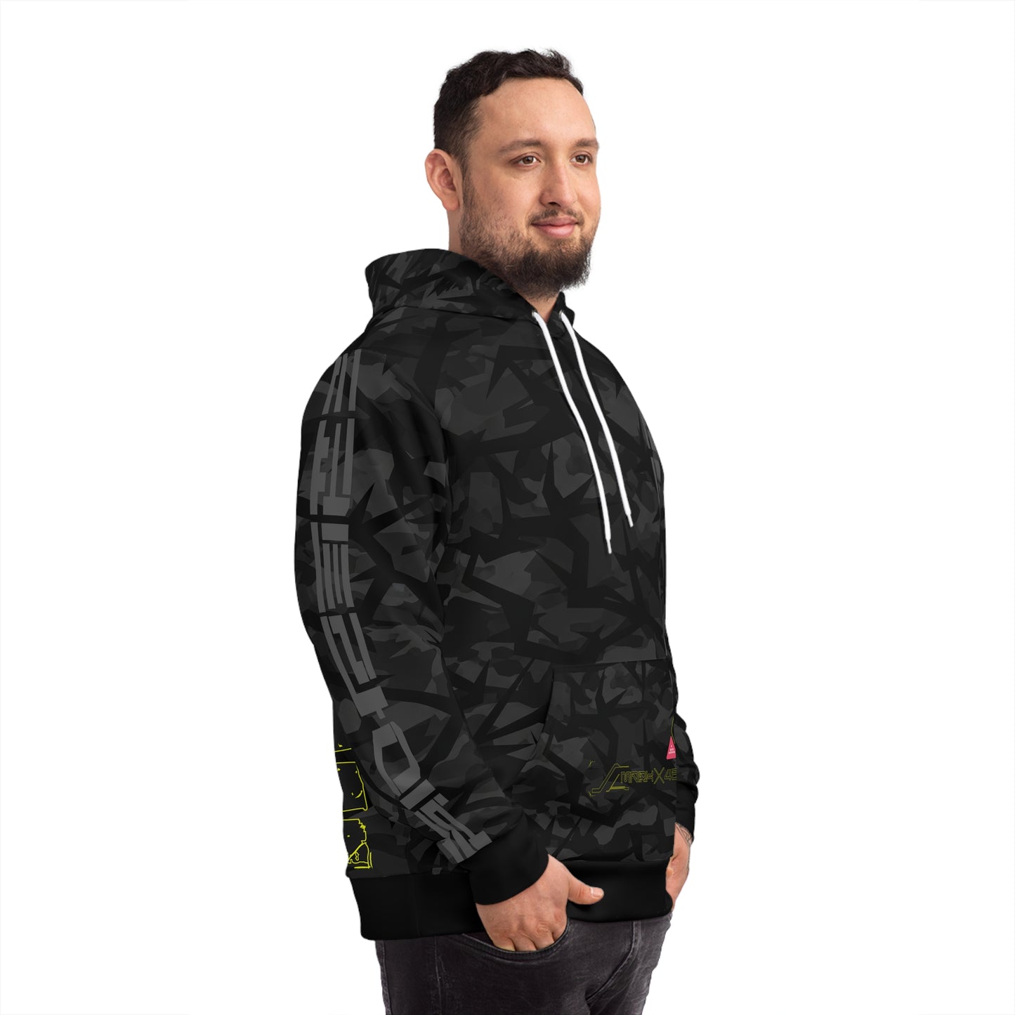 Edgy Graphic Hoodie, Fashion Hoodie, Streetwear Style, Unique Gift for Him & Her, Cool Vibe, Urban Comfort Wear