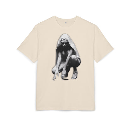 Urban Style Unisex Heavy Oversize Tee with Edgy Design