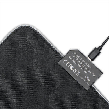 LED Gamer Mouse Pad with Futuristic Design - Perfect for Gaming Setup