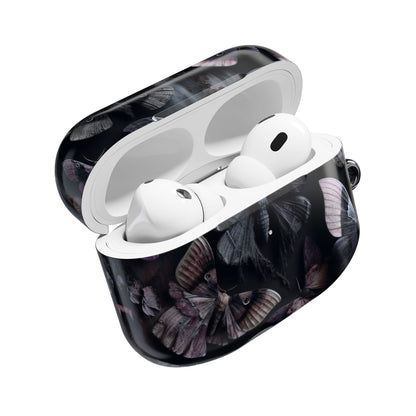 Dark Moths Gothic AirPod Cases, Stylish Protection, Gift for Music Lovers, Trendy Accessories, Unique Designs for Any Occasion