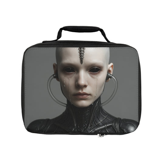Futuristic Lunch Bag with Unique Design, Stylish Meal Carrier for School, Work, or Travel, Unique Gift Idea