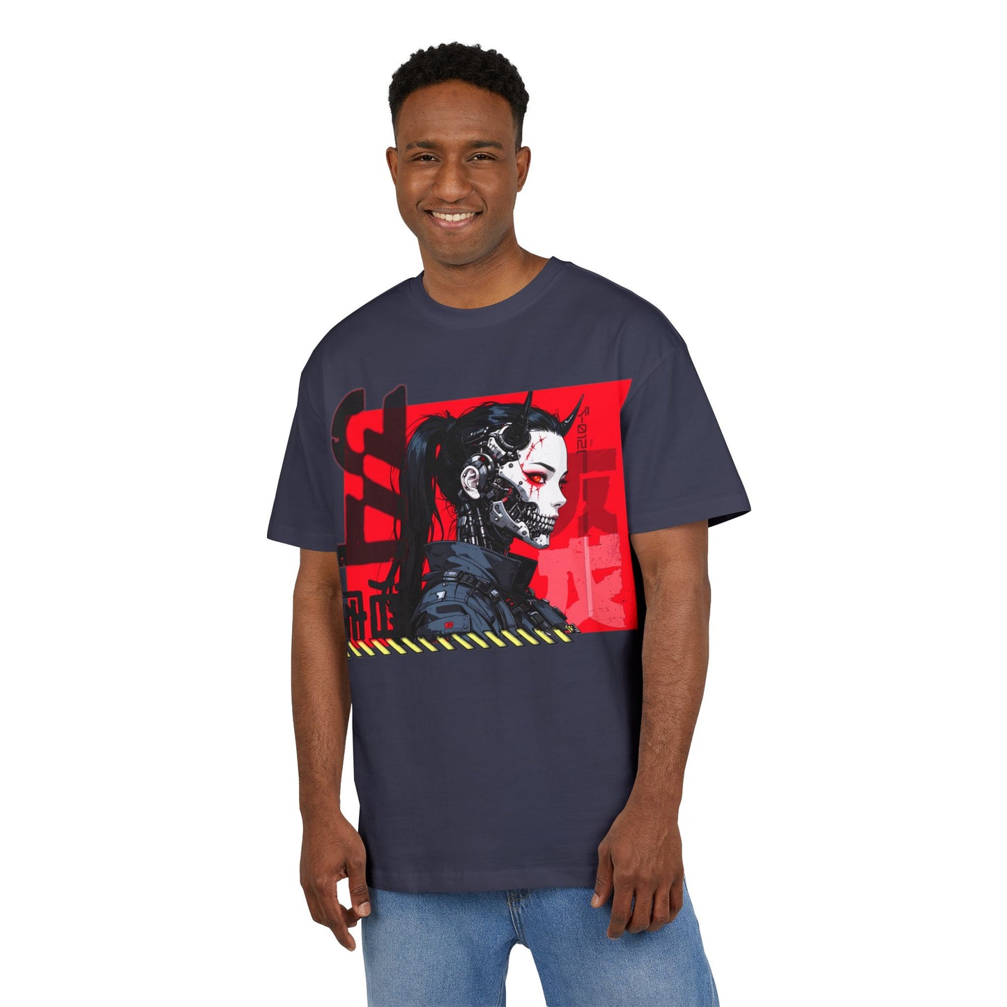 Cyber Edgy Oversize T-Shirt