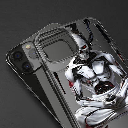 Clear Phone Cases with Cyber Design