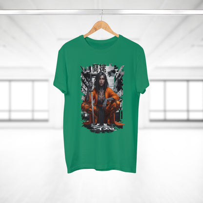 Urban Samurai Unisex T-shirt, Graphic Tee for Anime Fans, Streetwear Fashion, Unique Gift for Birthdays, Casual Wear