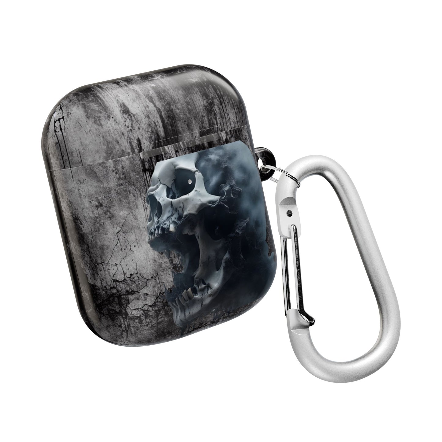 Gothic Skull AirPod Case, Trendy Wireless Earbuds Cover, Perfect Gift for Music Lovers, Halloween Decor, Edgy Aesthetic