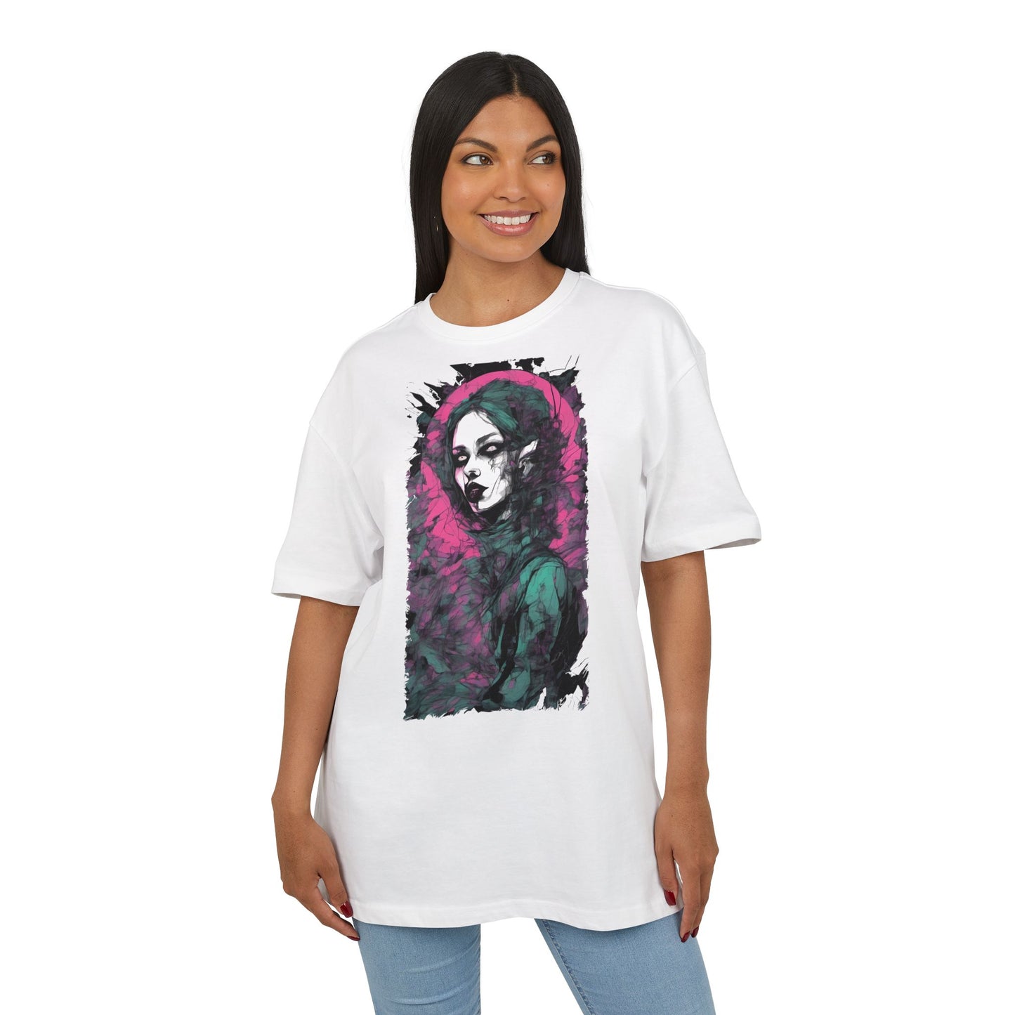 Artistic Heavy Oversize Tee, Vintage Style Shirt, Trendy Graphic Tee, Casual Streetwear, Unique Alternative Apparel