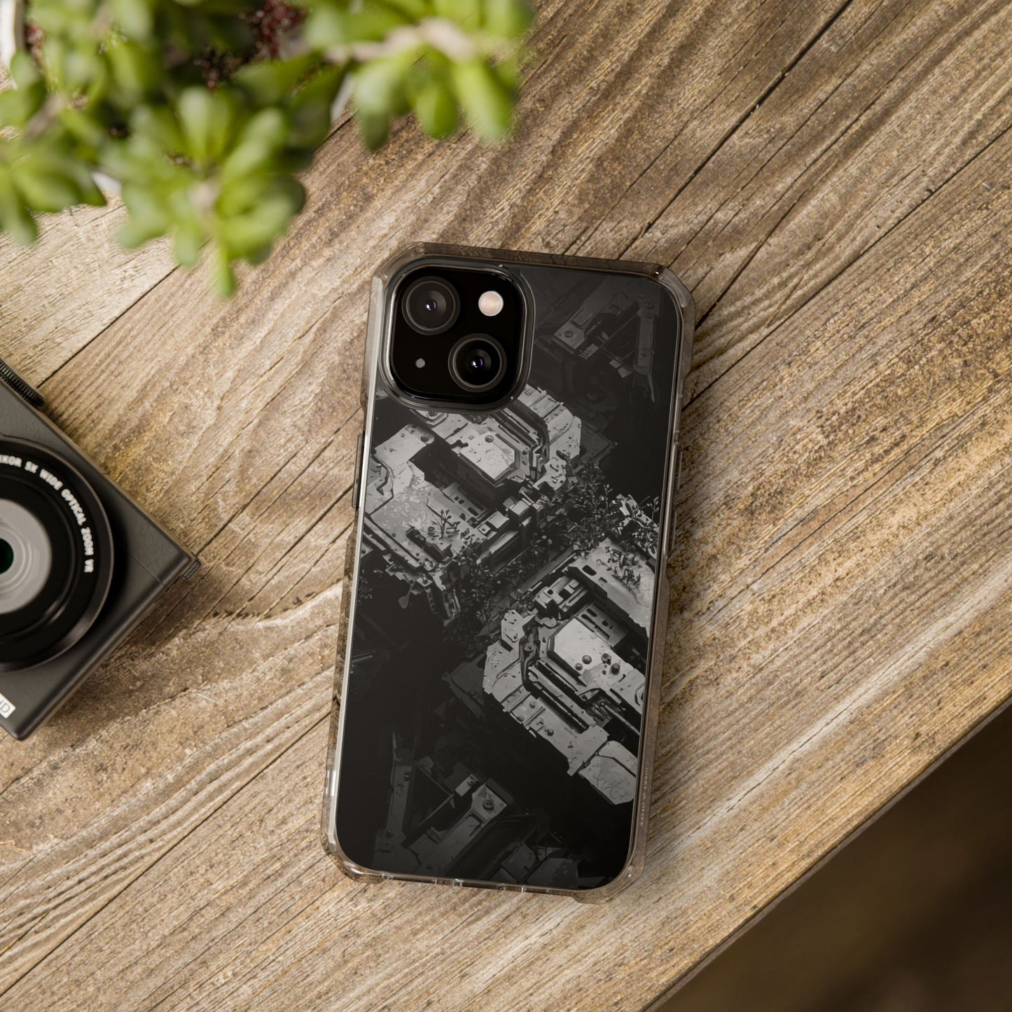 Stylish Magnetic Clear Impact Cases for iPhone, Heavy-Duty Protection, Customized Cases, Tech Lover Gift, Trendy Phone Accessories