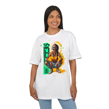 Vibrant Artistic Oversize Tee, Unisex Graphic Tee, Streetwear Fashion, Cool Casual Wear, Unique Art Inspired Shirt