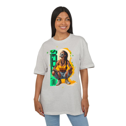 Vibrant Artistic Oversize Tee, Unisex Graphic Tee, Streetwear Fashion, Cool Casual Wear, Unique Art Inspired Shirt