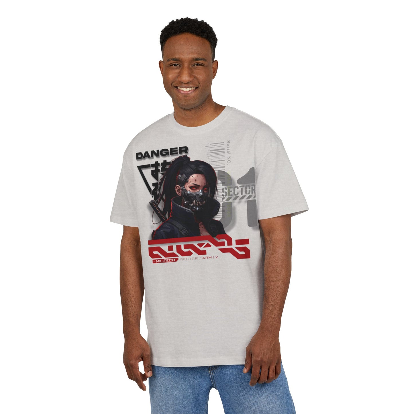 Cyberpunk Aesthetic Unisex Oversize Tee | Stylish Streetwear, Gift for Gamers, Casual Wear, Graphic Tee, Unique Fashion Statement