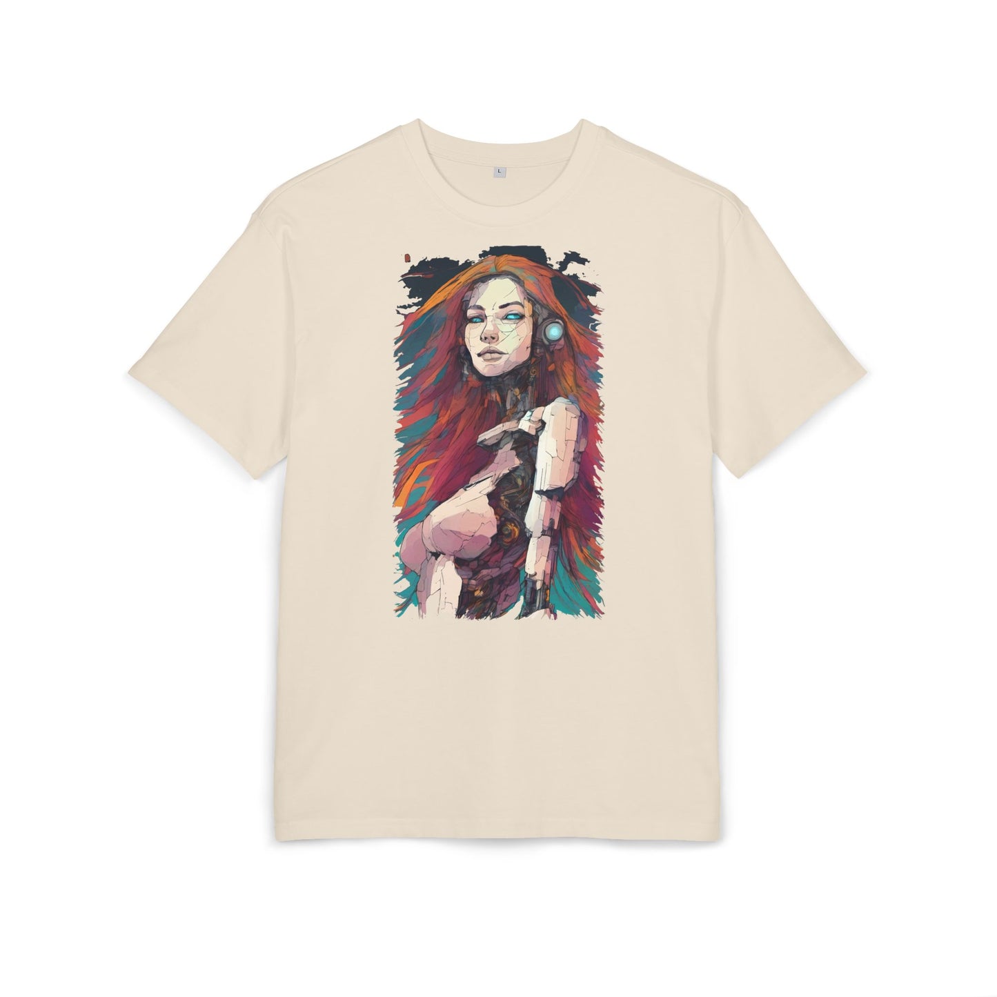 Artistic Oversize Tee - Vibrant Graphic Shirt, Casual Streetwear, Unique Gift for Art Lovers, Everyday Wear, Graphic Tee