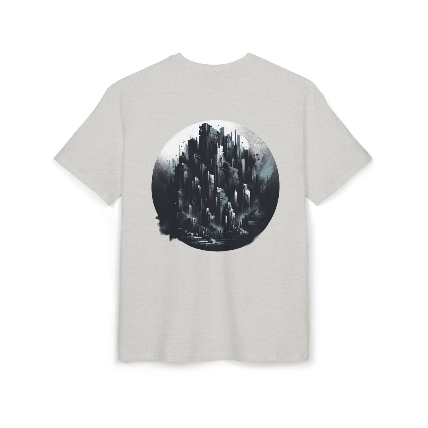 Urban Streetwear Oversize Tee - Futuristic Graphic Design