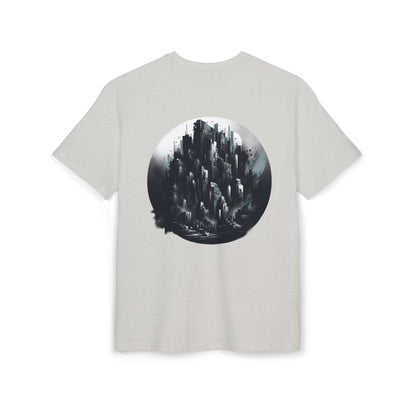 Urban Streetwear Oversize Tee - Futuristic Graphic Design