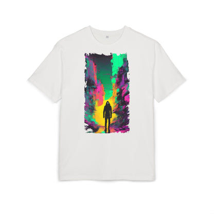 Vibrant Nature-Inspired Oversize Tee, Boho Graphic Tee, Unisex T-Shirt for Adventurers, Colorful Casual Wear, Nature Lover Gift