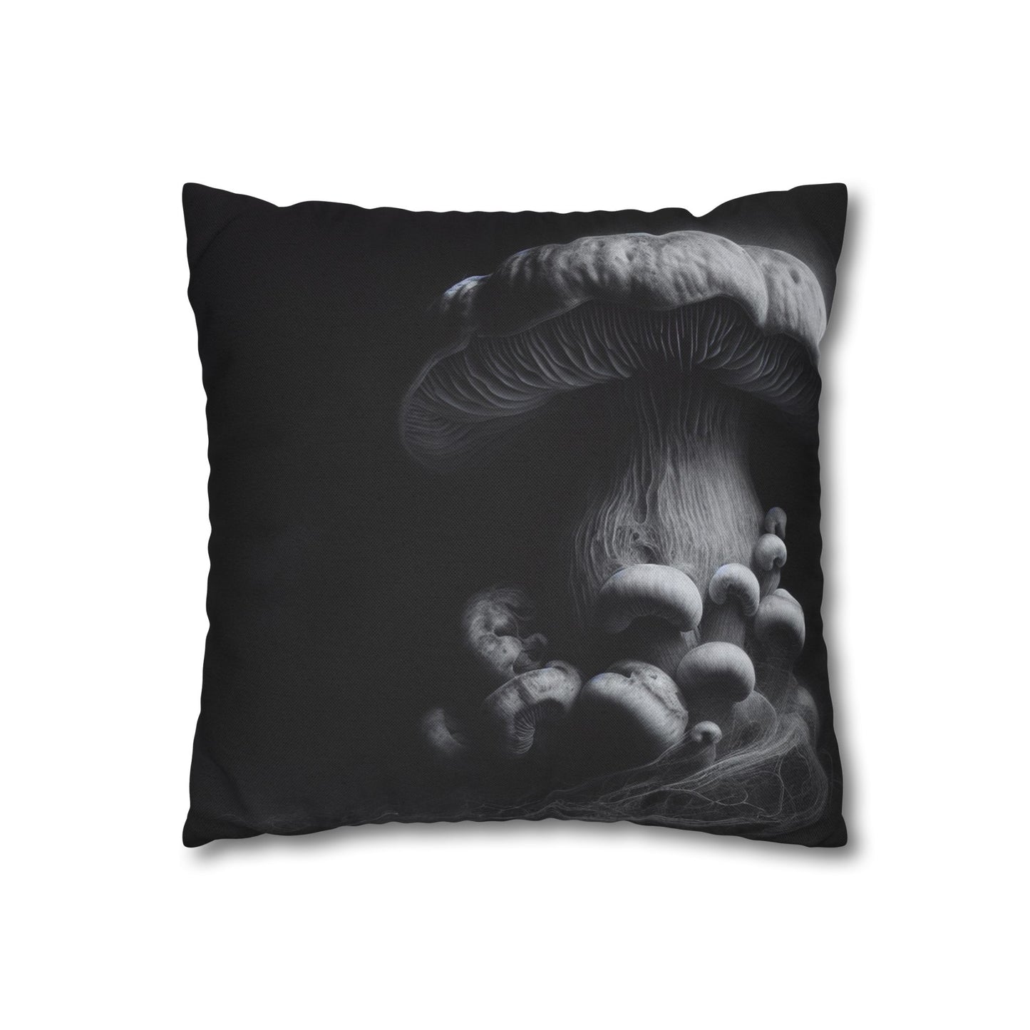Monochrome Jellyfish Pillowcase - Dark Aesthetic Cushion Cover, Home Decor, Nautical Gift, Coastal Vibes, Unique Bedroom Accent