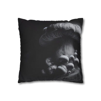 Monochrome Jellyfish Pillowcase - Dark Aesthetic Cushion Cover, Home Decor, Nautical Gift, Coastal Vibes, Unique Bedroom Accent