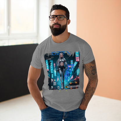 Urban Cyberpunk Unisex T-Shirt, Graphic Tee, Streetwear, Casual Outfit, Festival Wear, Gift for Tech Lovers