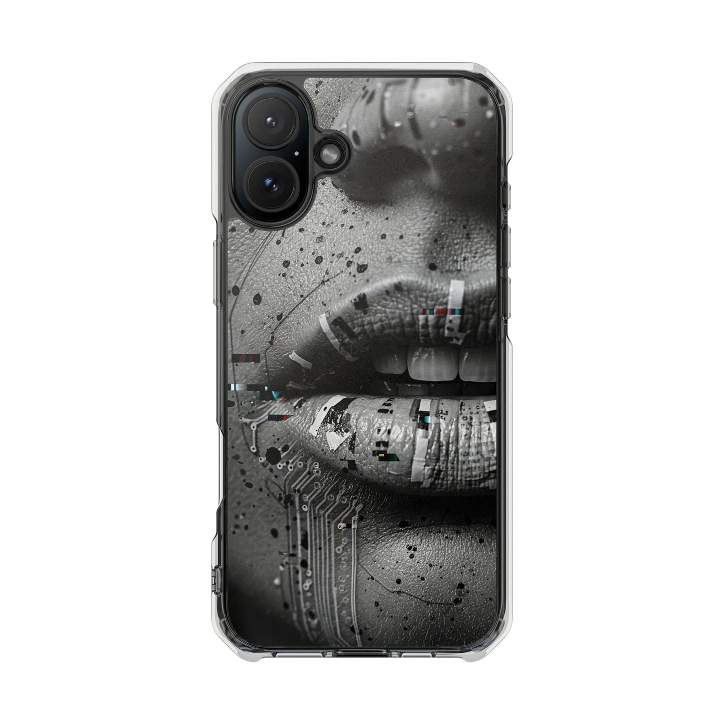 Magnetic Clear Impact Phone Case for Stylish Protection, Urban Aesthetic, Trendy Gift, Phone Accessories, Personalized Present