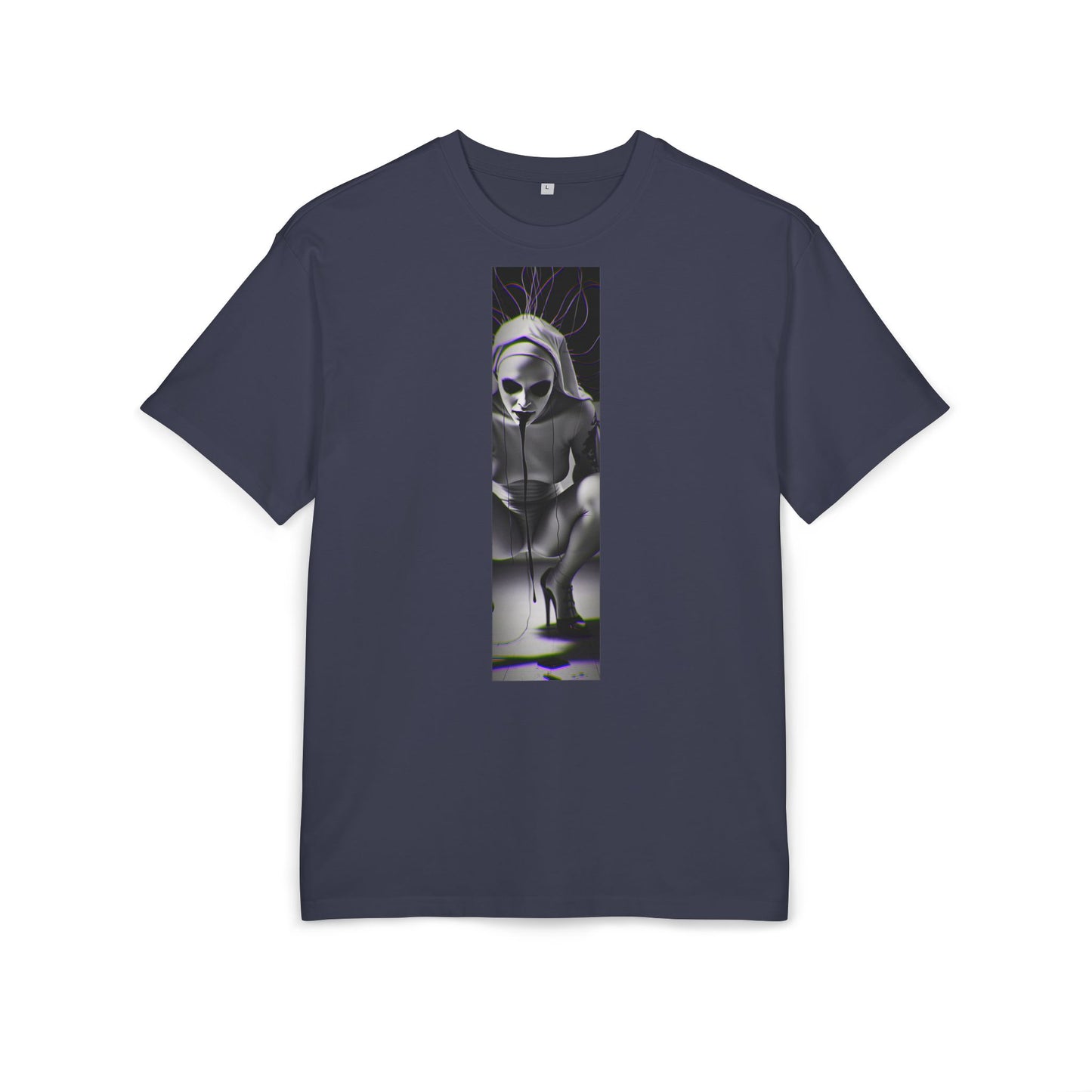 Unisex Oversized Graphic Tee - Edgy Gothic Design
