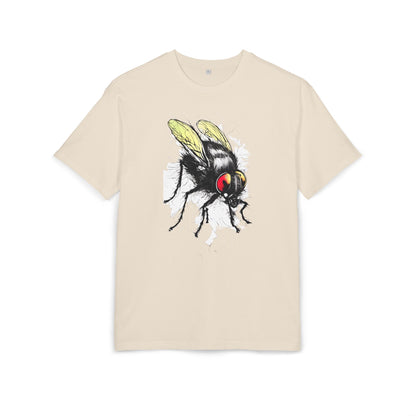 Bee-Inspired Unisex Heavy Oversize Tee, Casual Wear, Graphic T-Shirt, Gift for Nature Lovers, Summer Style, Eco-Friendly Fashion
