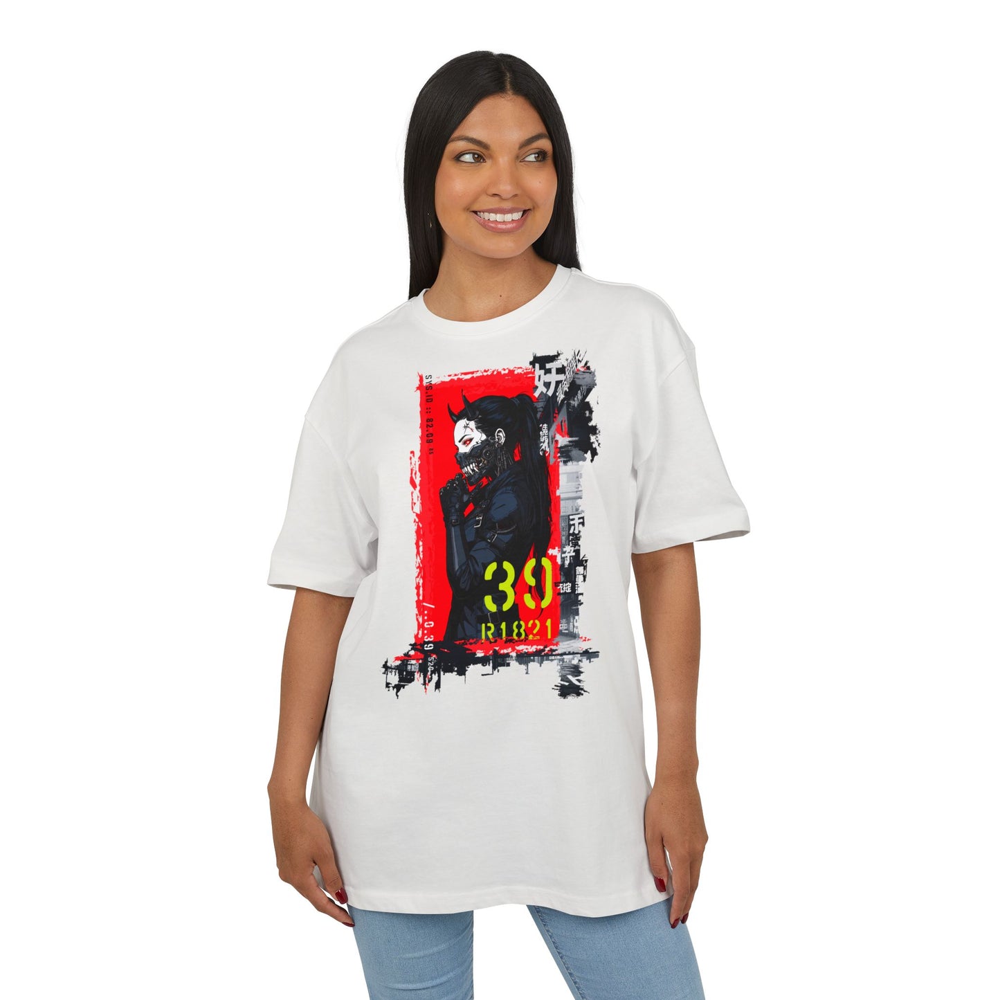 Artistic Oversize Tee featuring Bold Graphic Design, Unisex Heavyweight T-Shirt