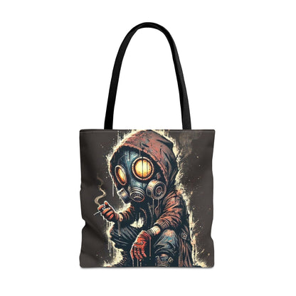 Gothic Tote Bag, Unique AOP Tote, Artful Shopping Bag, Edgy Gift for Her, Trendy Eco-Friendly Tote, Halloween Accessory