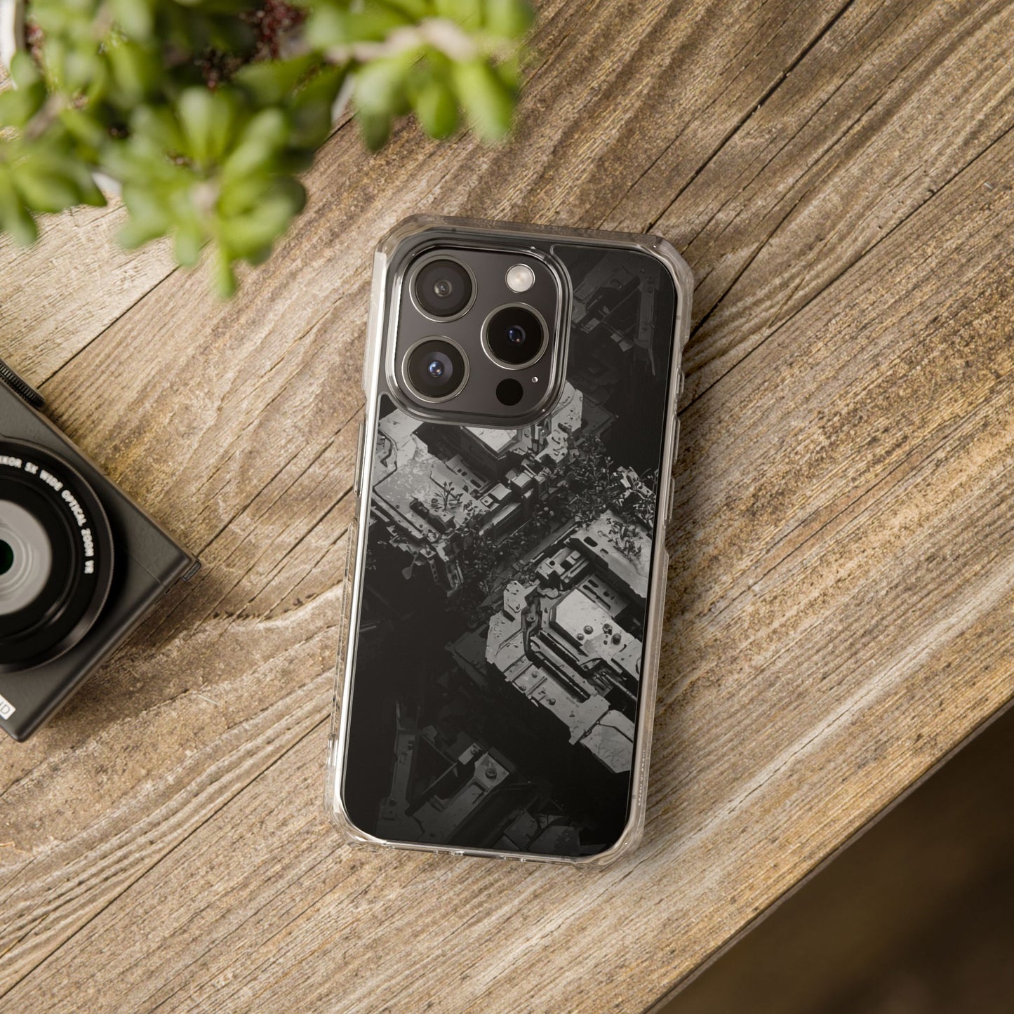 Stylish Magnetic Clear Impact Cases for iPhone, Heavy-Duty Protection, Customized Cases, Tech Lover Gift, Trendy Phone Accessories