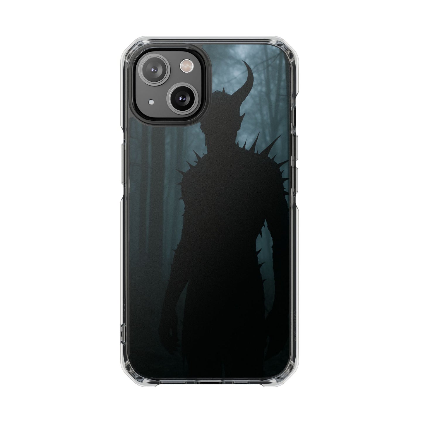 Magnetic Phone Cases, Dark Fantasy Case, Spooky Halloween Accessory, Gift for Gamers, Customizable Clear Impact Cover