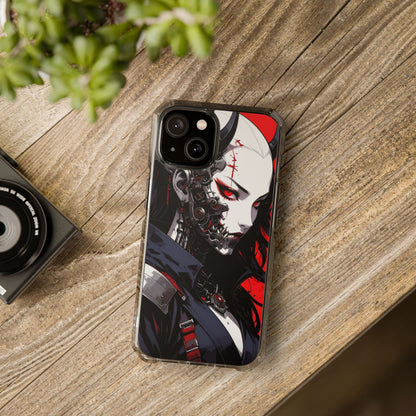 Magnetic Impact Phone Case, Anime Art Phone Cover, Goth Accessories for Her, Gift for Tech Lovers, Unique Phone Protection