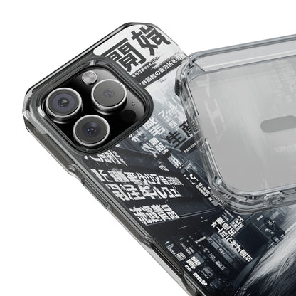 Stylish Magnetic Clear Impact Cases, Phone Protection, Urban Aesthetic, Gift for Tech Lovers, Summer Vibes, Trendy Accessories