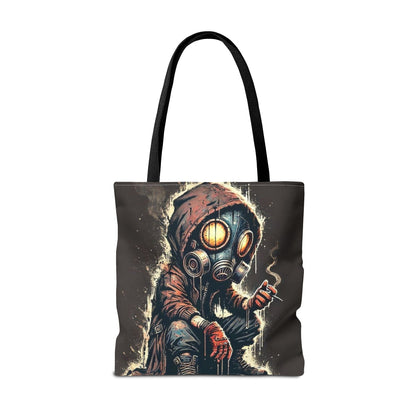Gothic Tote Bag, Unique AOP Tote, Artful Shopping Bag, Edgy Gift for Her, Trendy Eco-Friendly Tote, Halloween Accessory