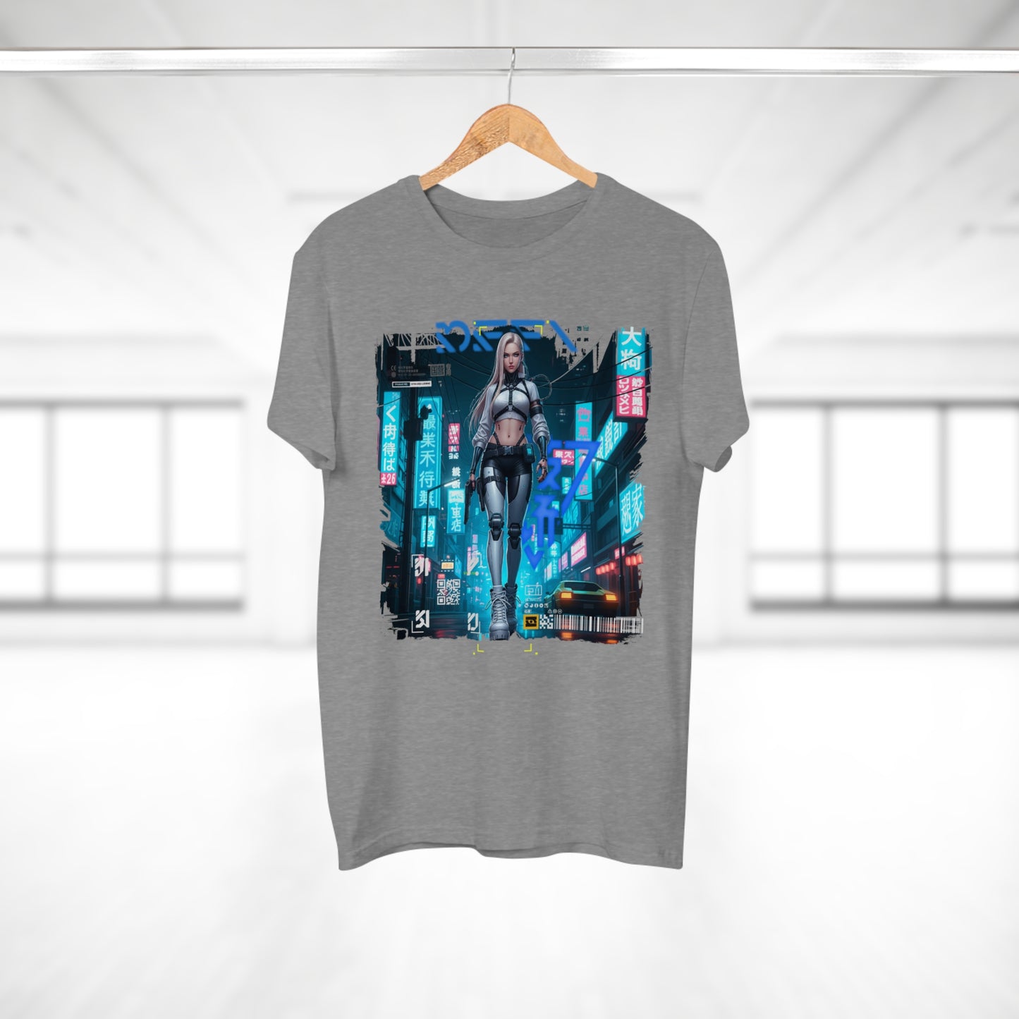 Urban Cyberpunk Unisex T-Shirt, Graphic Tee, Streetwear, Casual Outfit, Festival Wear, Gift for Tech Lovers