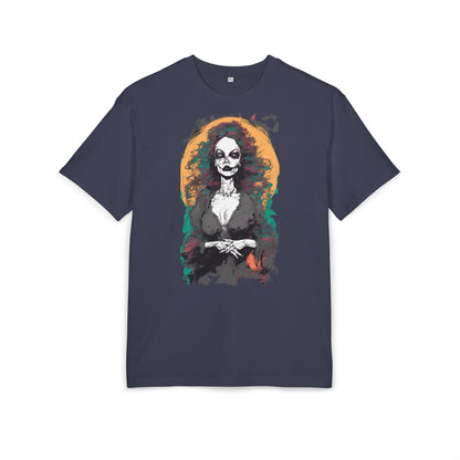 Gothic Art Oversized Tee - Perfect for Halloween Celebrations, Casual Outfits, Gift for Art Lovers, Unique Graphic Tee, Spooky Style