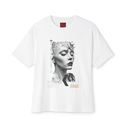 Chic Graphic Tee, Unisex Streetwear, Trendy Oversized Shirt, Modern Art T-Shirt, Casual Wear for Everyday Style