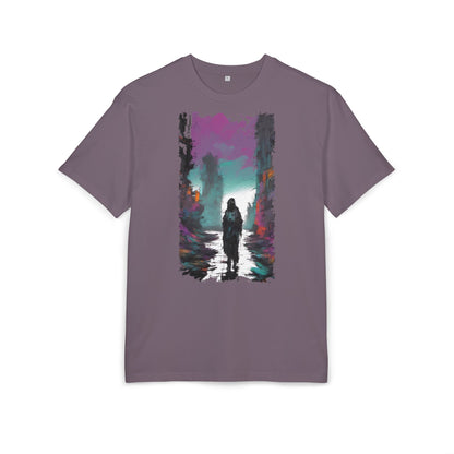 Unisex Oversized Graphic Tee with Forest Silhouette | Comfy Casual Wear, Gift for Nature Lovers, Ideal for Camping, Hiking, Everyday Style