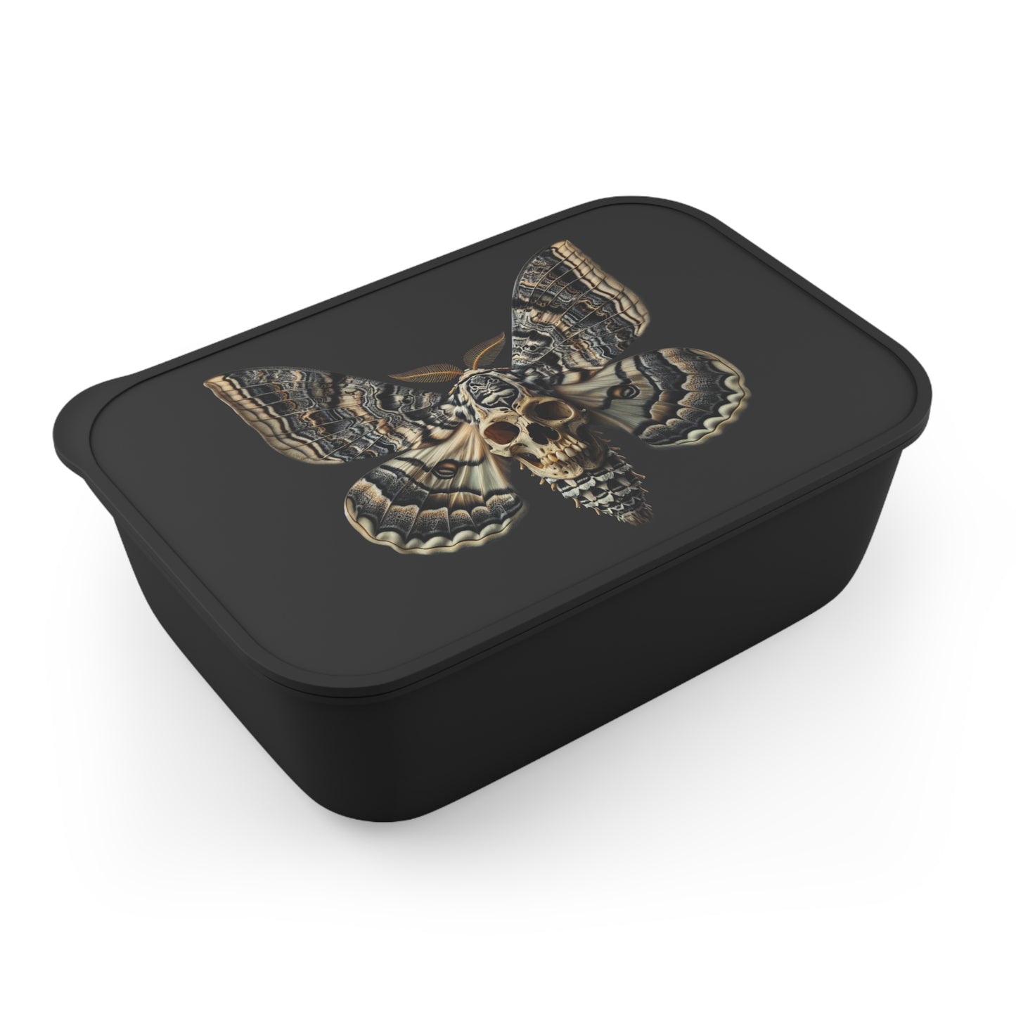 Gothic Butterfly Bento Box, Unique Lunch Container, Skull Art Design, Eco-Friendly Meal Prep, Perfect for Goth Aesthetics, Halloween Gifts