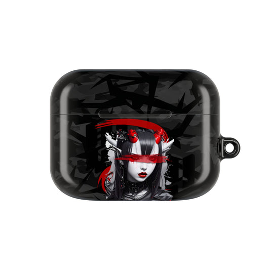 Edgy Gothic AirPod Case, Stylish Accessories for Music Lovers, Unique Gift for Birthdays, Holidays, and Festivals, Protective Cover