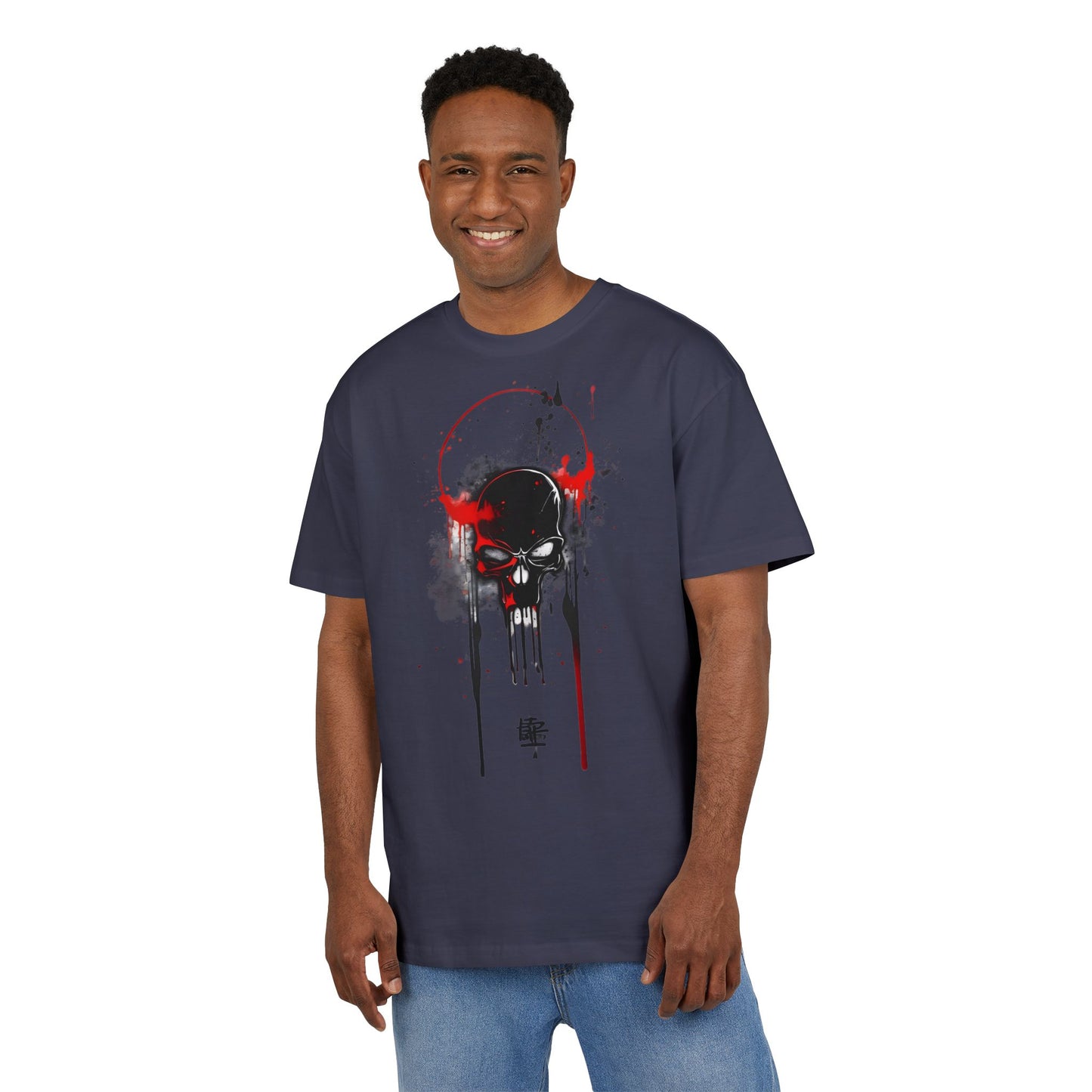 Edgy Oversized Graphic Tee, Cool Streetwear Shirt, Unisex Casual Wear, Unique Festival Apparel, Comfortable Everyday Outfit