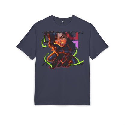 Edgy Graphic Unisex Heavy Oversize Tee - Street Style Fashion
