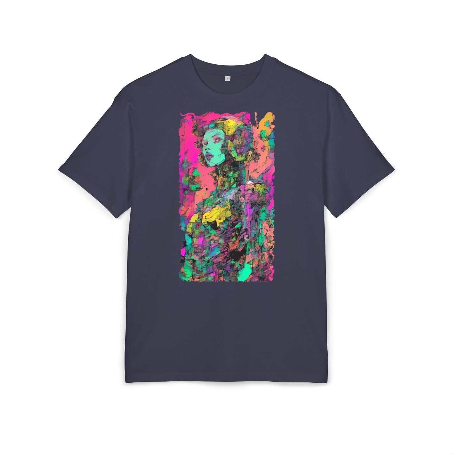 Artistic Oversize Tee - Vibrant Graphic Shirt, Casual Streetwear, Unique Gift for Art Lovers, Everyday Wear, Graphic Tee