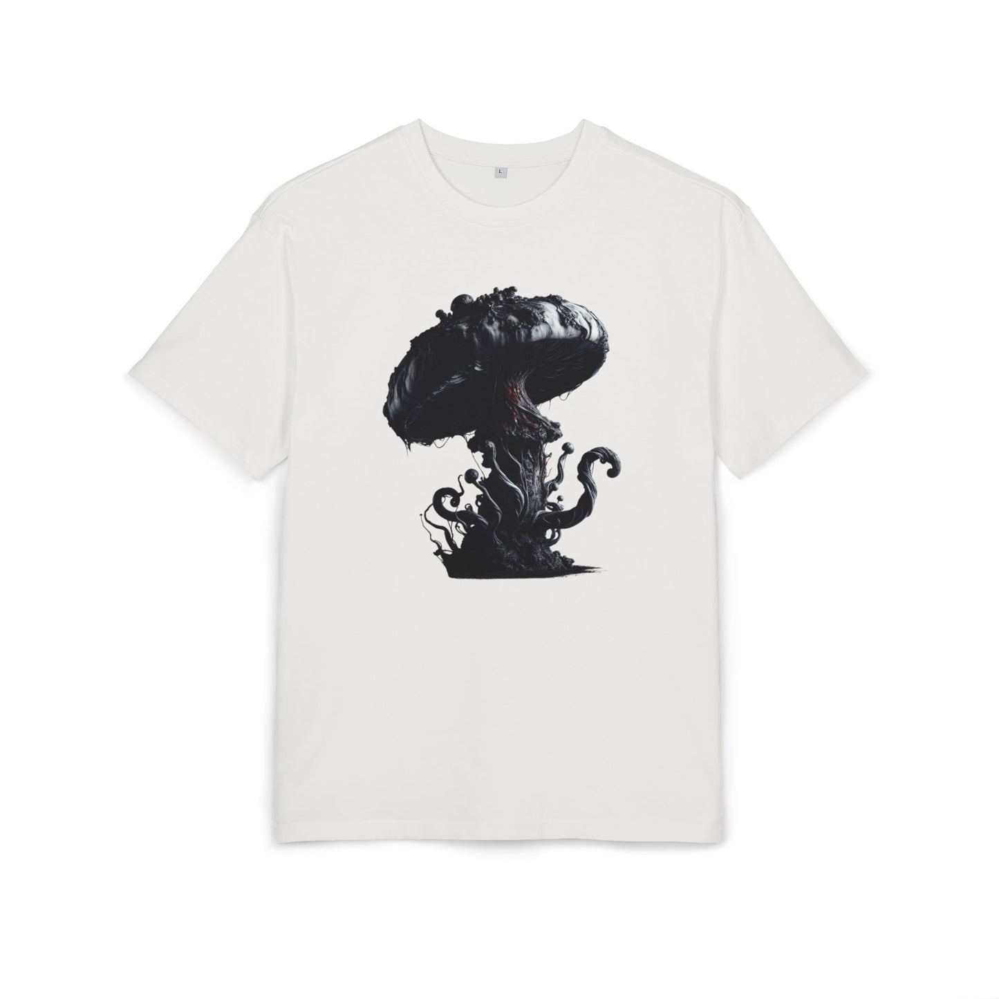 Vintage Mushroom Graphic Unisex Heavy Oversize Tee