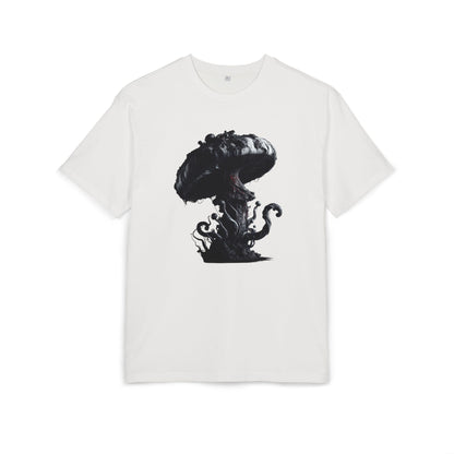 Vintage Mushroom Graphic Unisex Heavy Oversize Tee