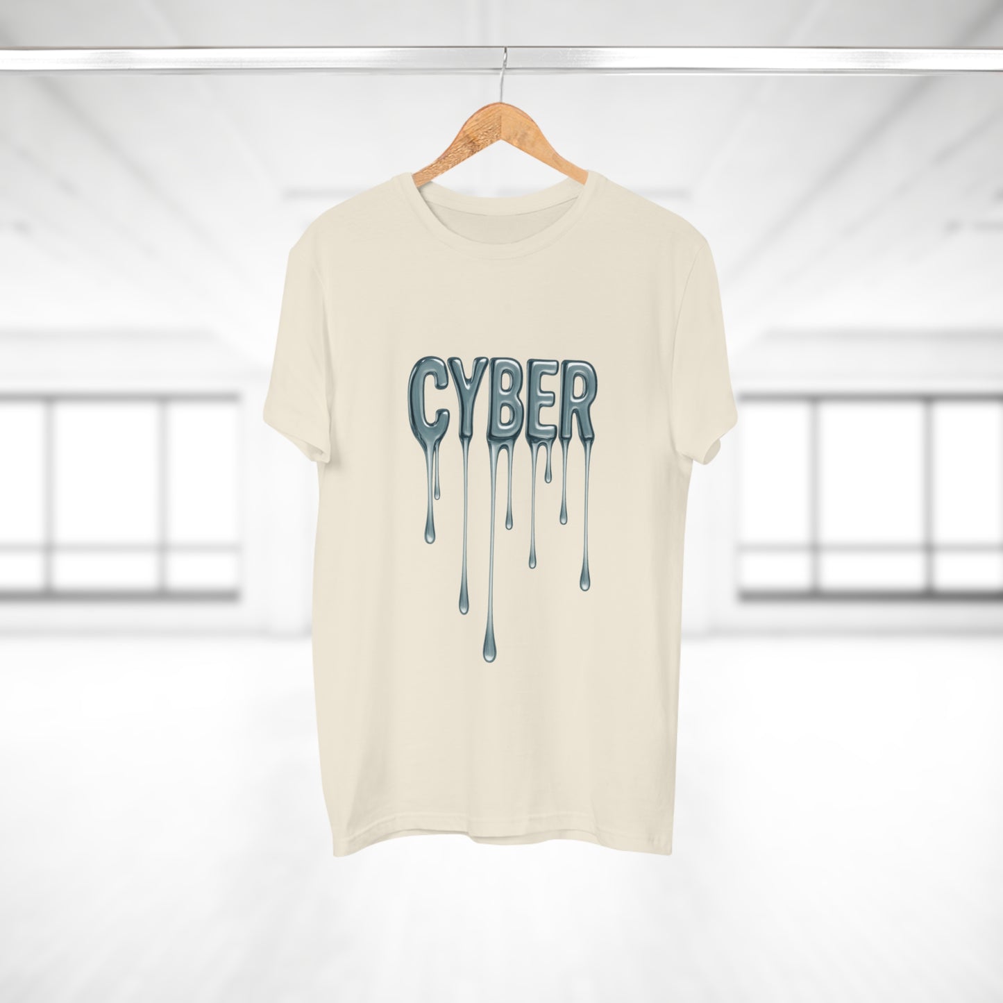 Cool Drippy Cyber T-Shirt, Unisex Graphic Tee, Casual Wear, Tech Enthusiast Gift, Trendy Streetwear for All Occasions