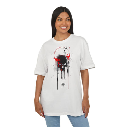 Edgy Oversized Graphic Tee, Cool Streetwear Shirt, Unisex Casual Wear, Unique Festival Apparel, Comfortable Everyday Outfit