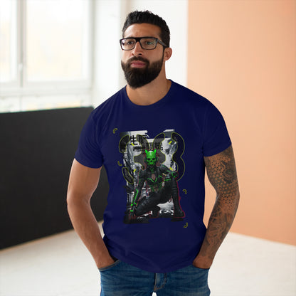 Cyberpunk Graphic Tee, Futuristic T-Shirt, Unisex Casual Wear, Unique Gift for Gamers, Trendy Streetwear, Sci-Fi Clothing