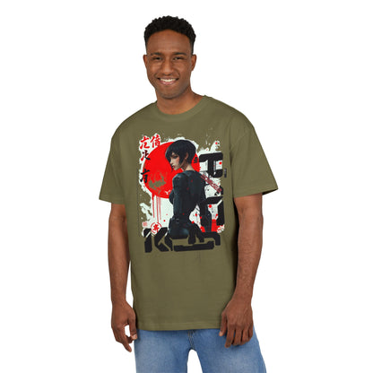 Unisex Oversized Graphic Tee with Anime Design, Casual Streetwear, Perfect for Everyday Wear, Gift for Anime Fans, Cosplay, Summer Style