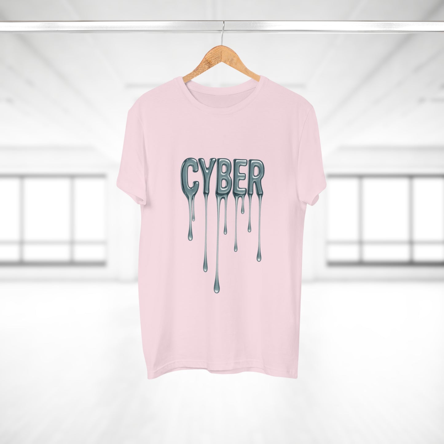 Cool Drippy Cyber T-Shirt, Unisex Graphic Tee, Casual Wear, Tech Enthusiast Gift, Trendy Streetwear for All Occasions