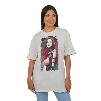 Artistic Oversize Tee - Vibrant Graphic Shirt, Casual Streetwear, Unique Gift for Art Lovers, Everyday Wear, Graphic Tee