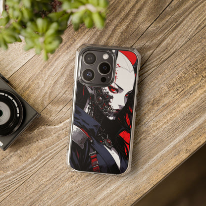 Magnetic Impact Phone Case, Anime Art Phone Cover, Goth Accessories for Her, Gift for Tech Lovers, Unique Phone Protection